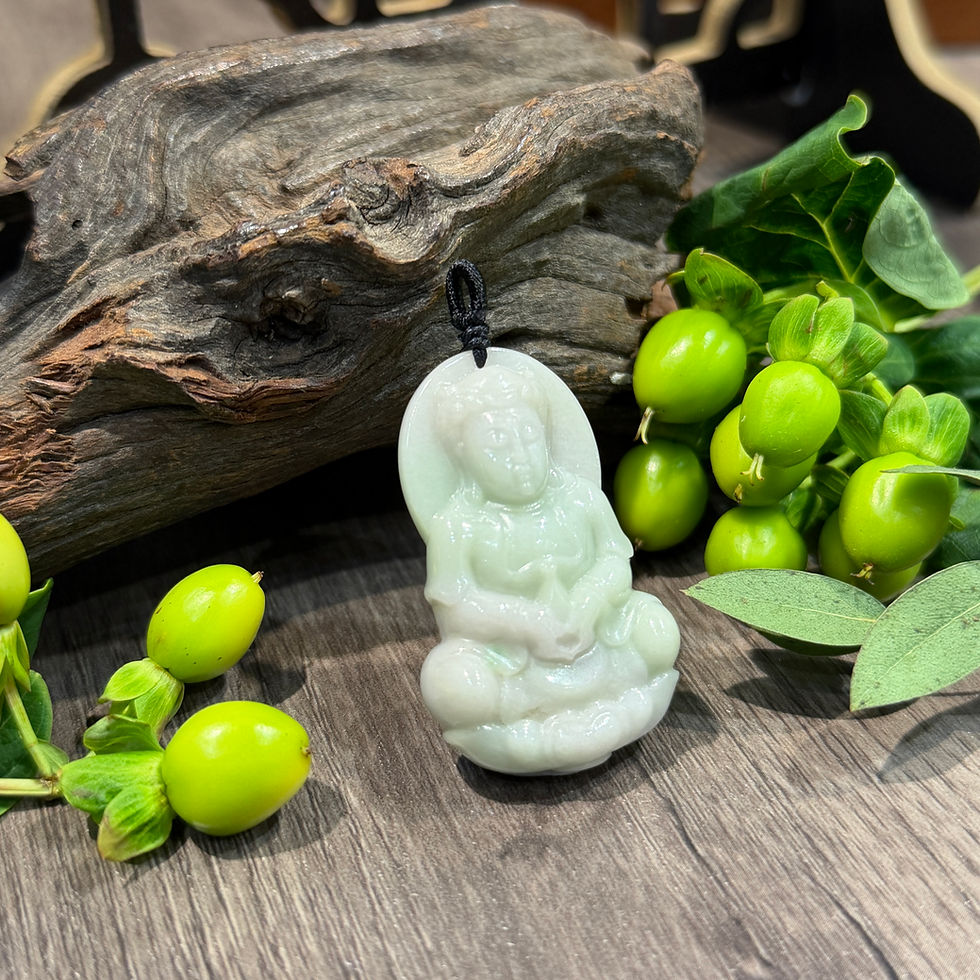 縮圖：A玉 - 椿帶彩觀音 (P-21439)