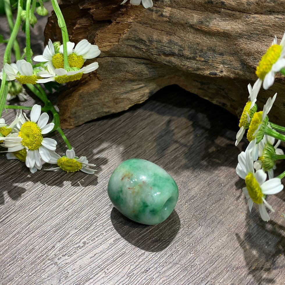 A玉 - 灑金飄綠花路路通 (R-13883)