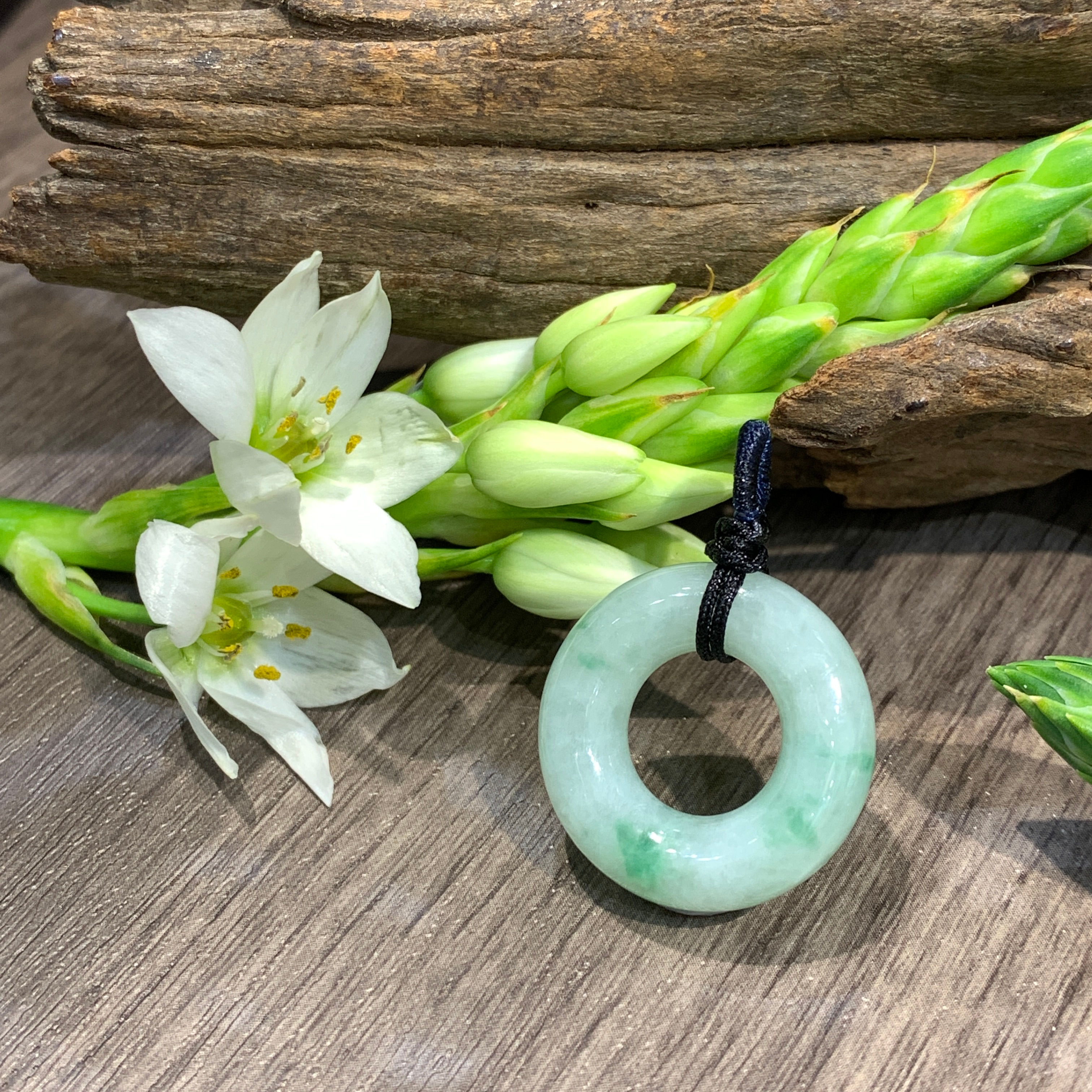 A玉 - 冰飄綠花圓滿 (R-6571)