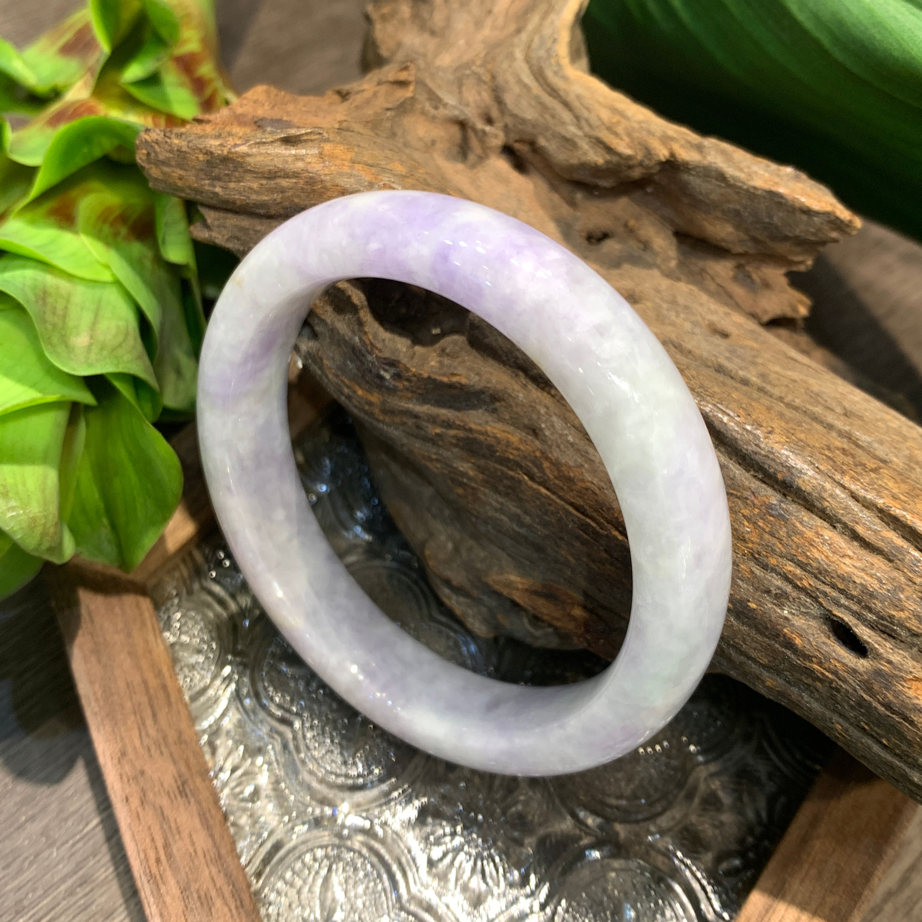 A玉 - 福壽玉鐲(正圈) [奉送香港翡翠鑑証書: GL 168757]