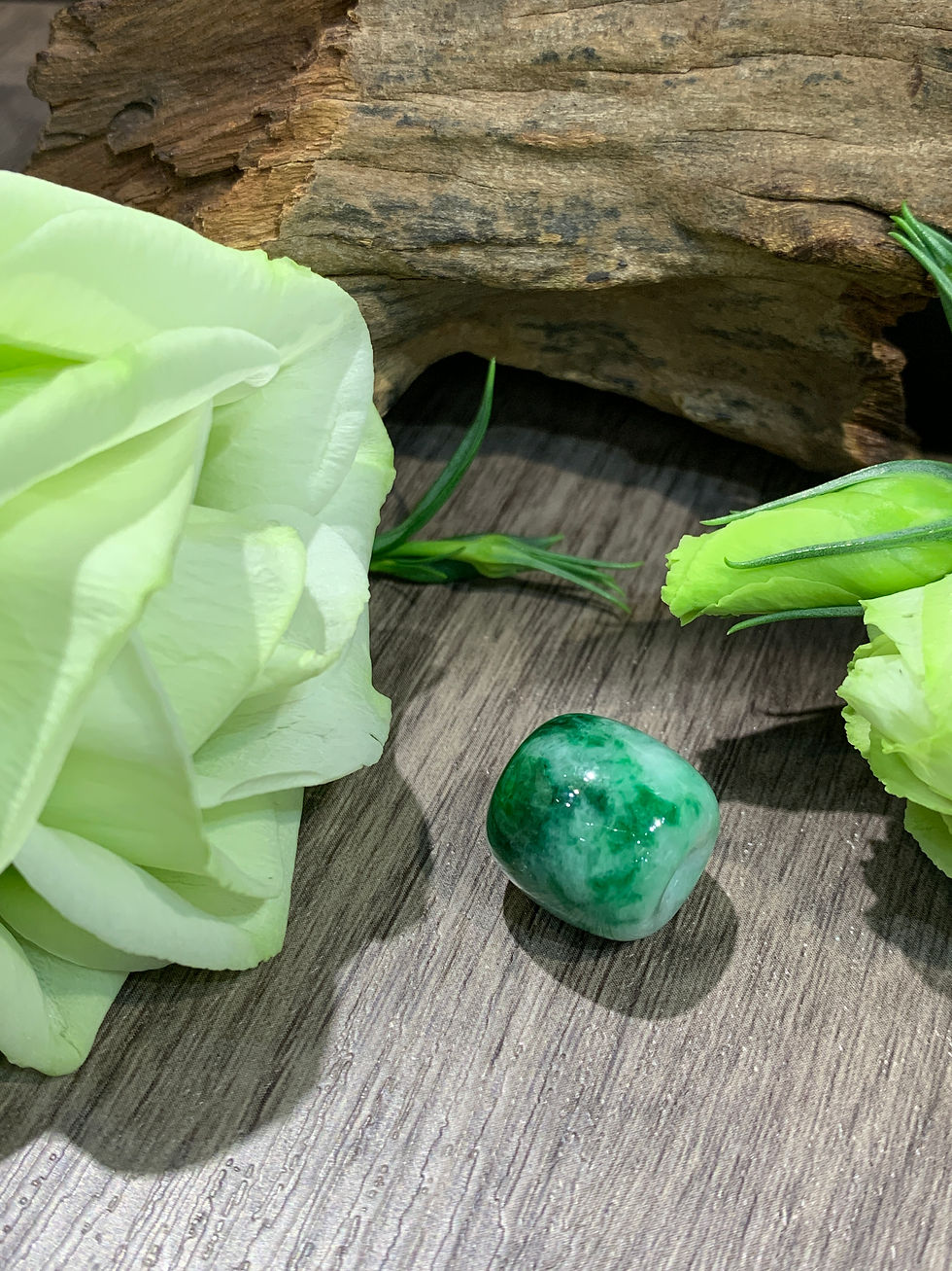 縮圖：A玉 - 冰飄綠花路路通 (R-8430)