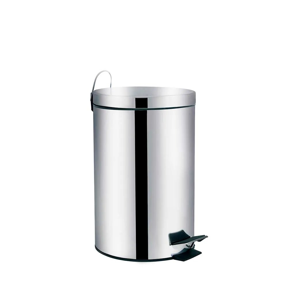 Lixeira 12 Litros Ágata em Inox com Pedal - MOR