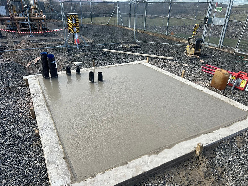 Concrete Base, Ducting & Flagging | Bradford