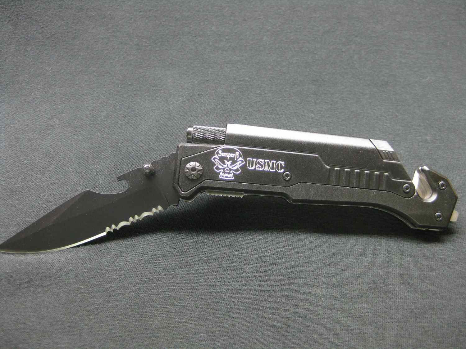 US Marines, Tactical Knife, 6-in-1 Multi-Tool