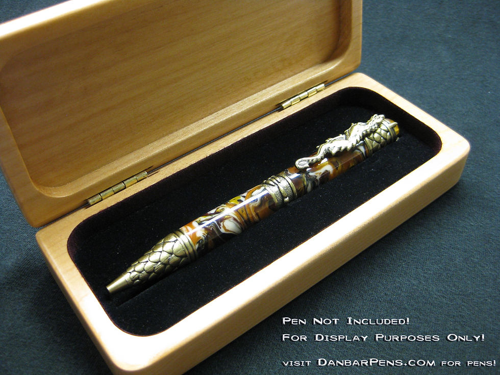 Thumbnail: Pen Box / Engraved Wooden Gift Box