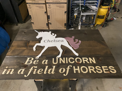 2 by 3 ft Unicorn Sign