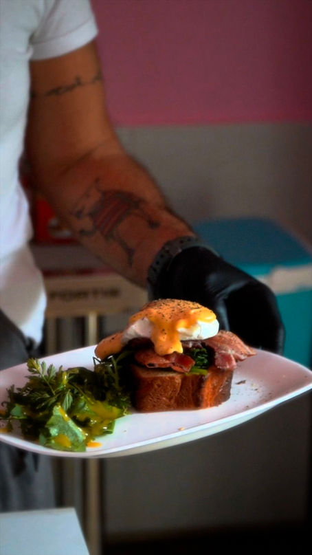 Eggs Benedict & Florentine on Homemade Brioche
