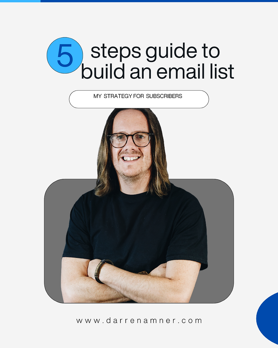 5 steps guide to build email list