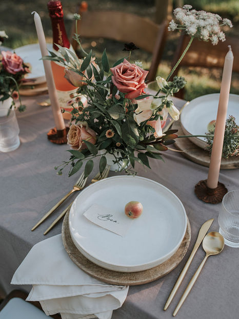 Custom fabric linen wedding place cards