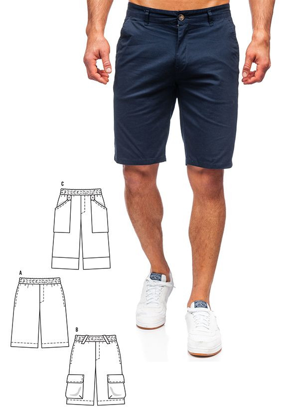 Patrón pantalón corto en formato PDF