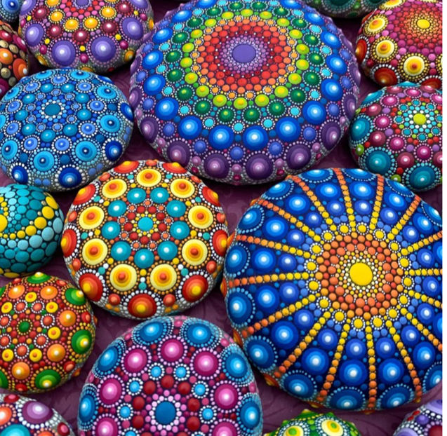 Creative Endeavors - Mandala Rock Painting
