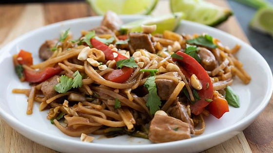 Sticky Asian Beef Egg-Noodle Stir Fry