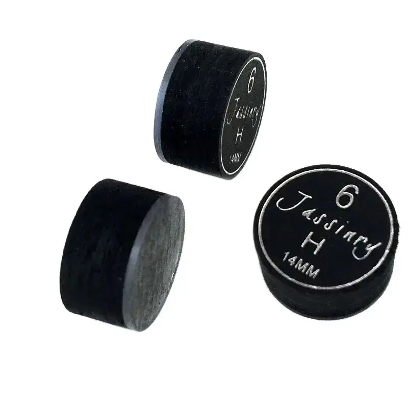 Thumbnail: 50-Pack Premium Billiard Cue Tips (14mm) Jassinry Pool/Snooker Cue Replacements