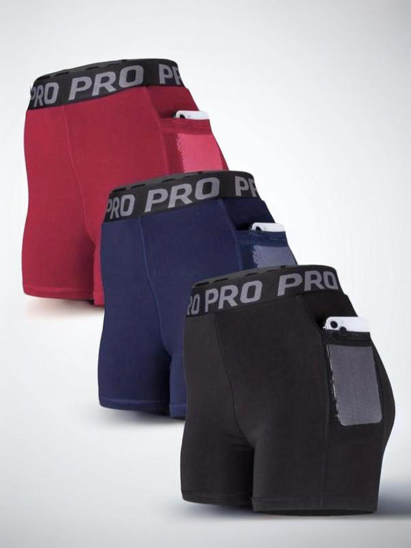 Women's TapeDetail High-Waist Gym Shorts