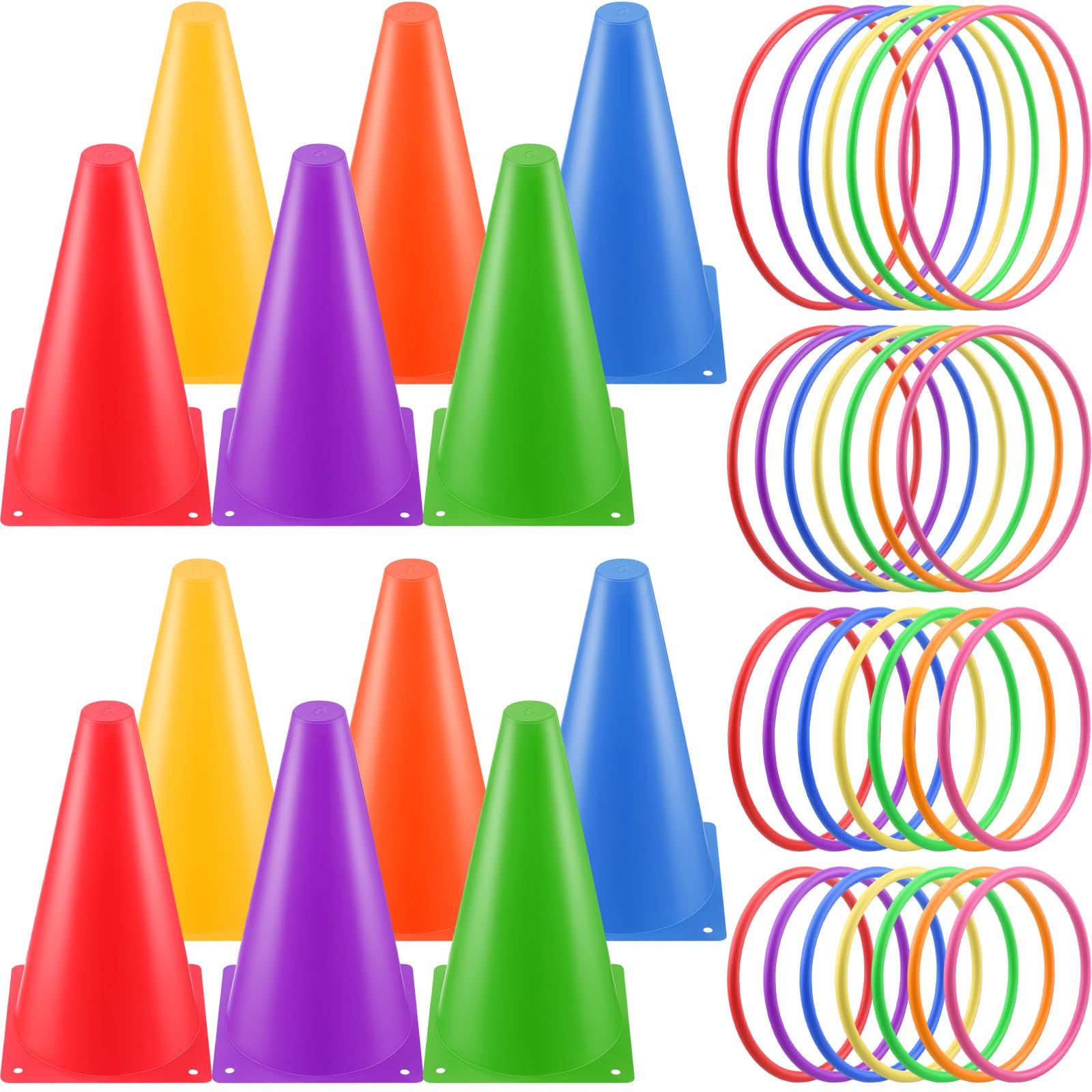 Lenwen 53-Piece Carnival Game Set for All Ages