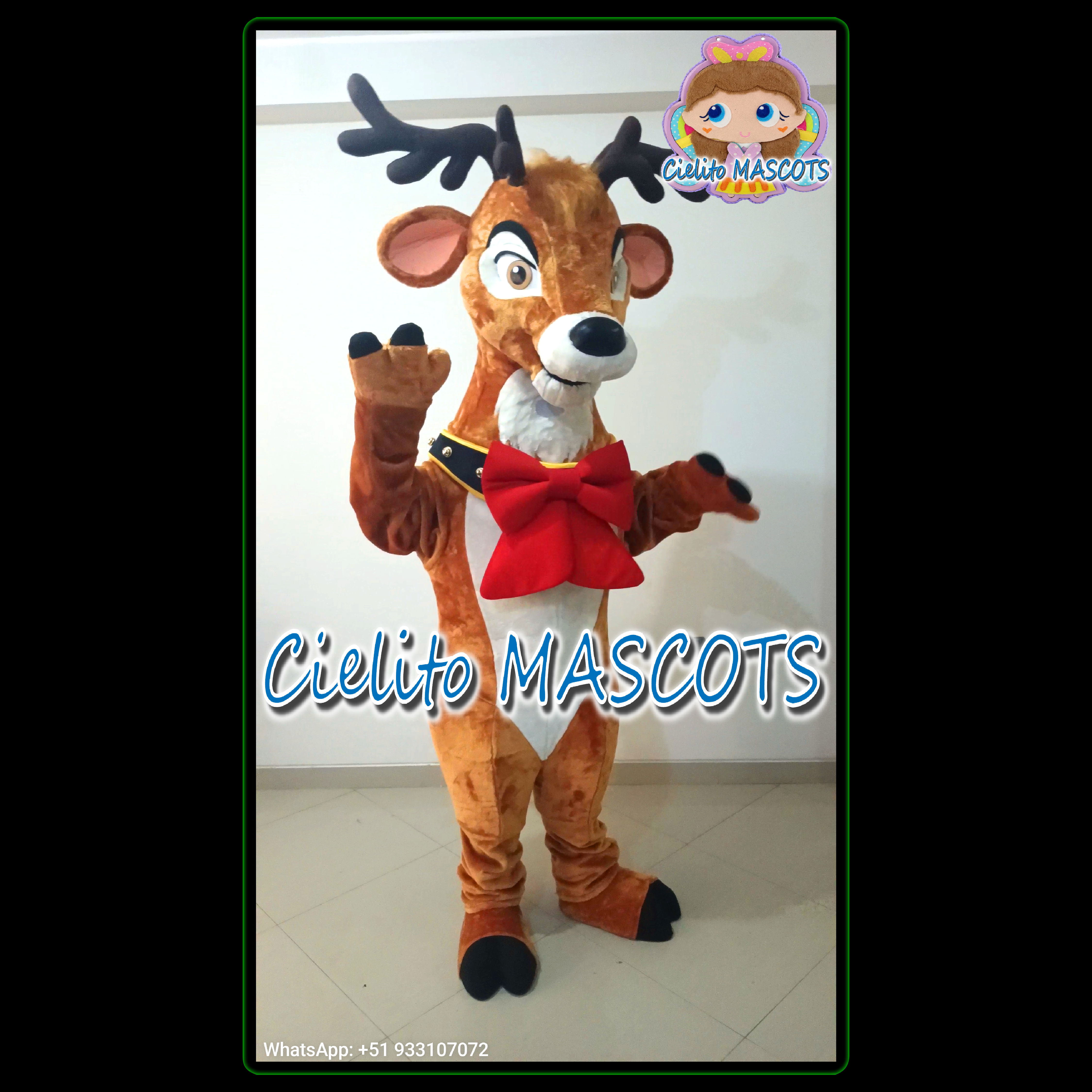 Christmas Reindeer Mascot - Costume
