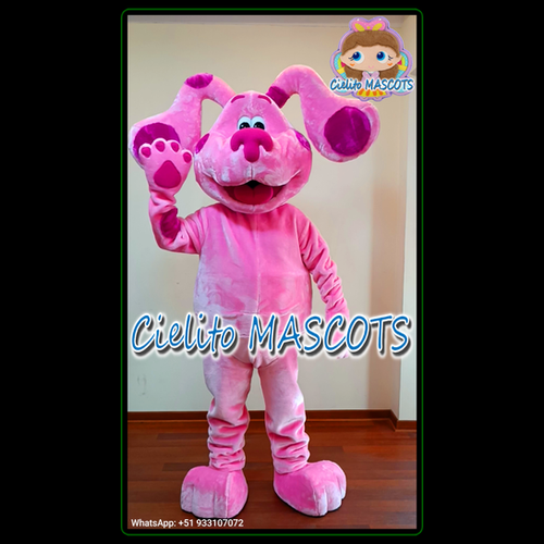MAGENTA of BLUES CLUES Mascot Costume Cielito MASCOTS