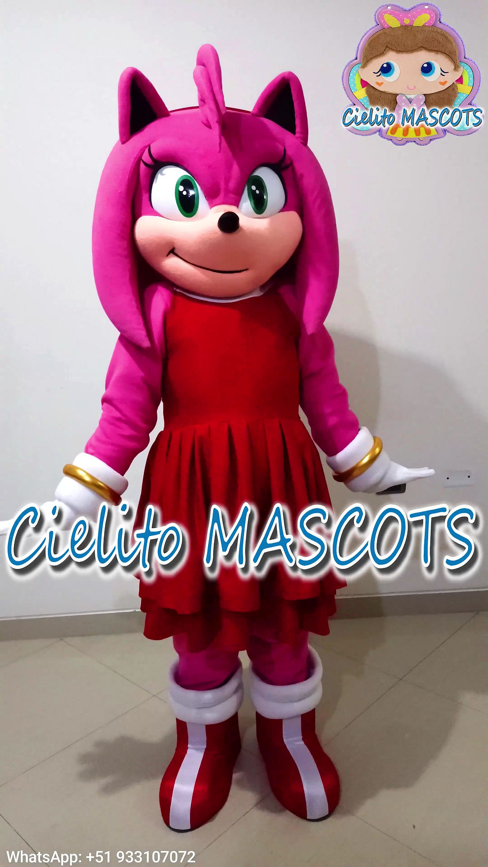 Miniaturbild: AMY ROSE of SONIC Mascot - Costume