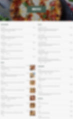 Menu Brick Oven Bliss