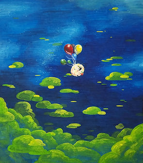 추락을 위한 부유 1_53x45.5cm_장지에 채색_2024.jpg