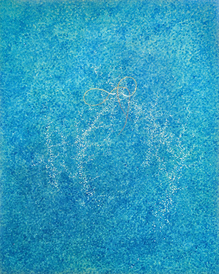 흰 길목 90.9x72.7cm 장지에 혼합재료 2026