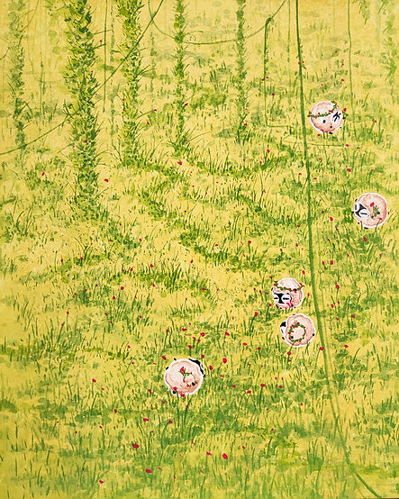 숲으로 가는 길_27.5x22cm_장지에 채색_2023.jpg