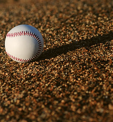 Baseball in Field
