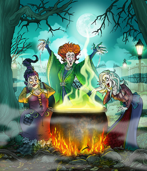 Hocus Pocus / Filmmotiv / Postkartenmotiv
