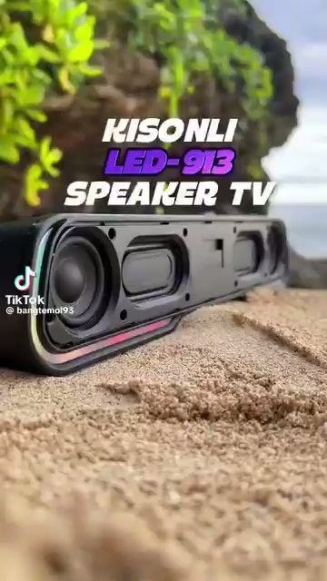 Thumbnail: Best Bluetooth Speaker Soundbar Kisonli LED-913 RGB Gaming Soundbar - Portable S