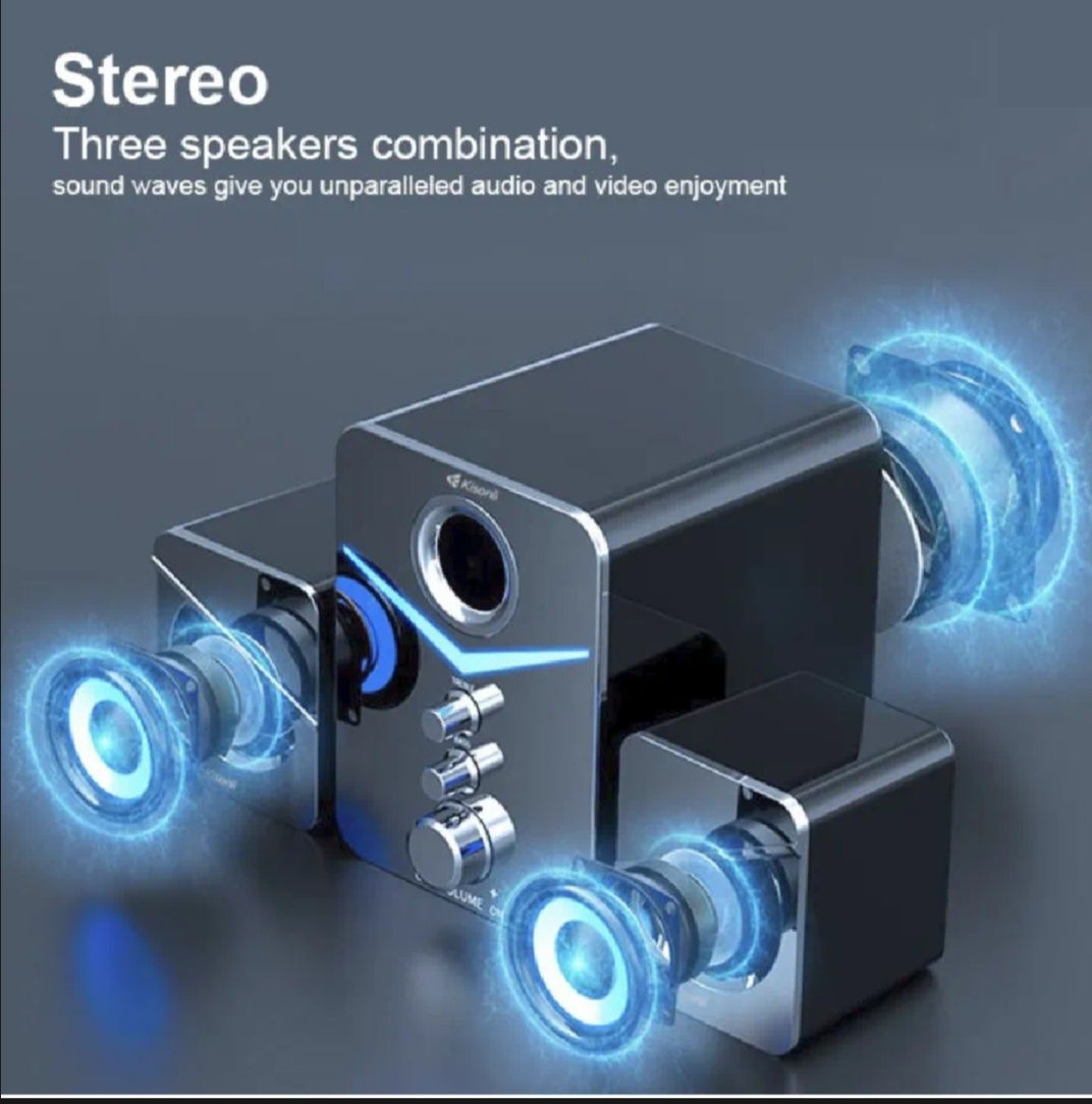 Bast KISONLI U3100 Surround Bass Mini Speaker Stereo Multimedia Computer Portabe