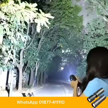 Thumbnail: Rechargeable LED Torch Light Waterproof Strong LED Flashlight With Power Bank