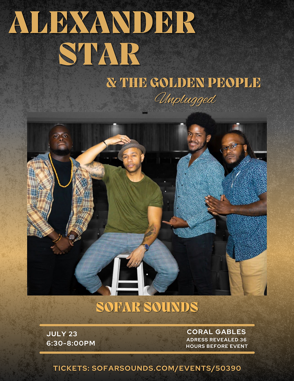 Sofar Sounds: Alexander Star & The Golden People 