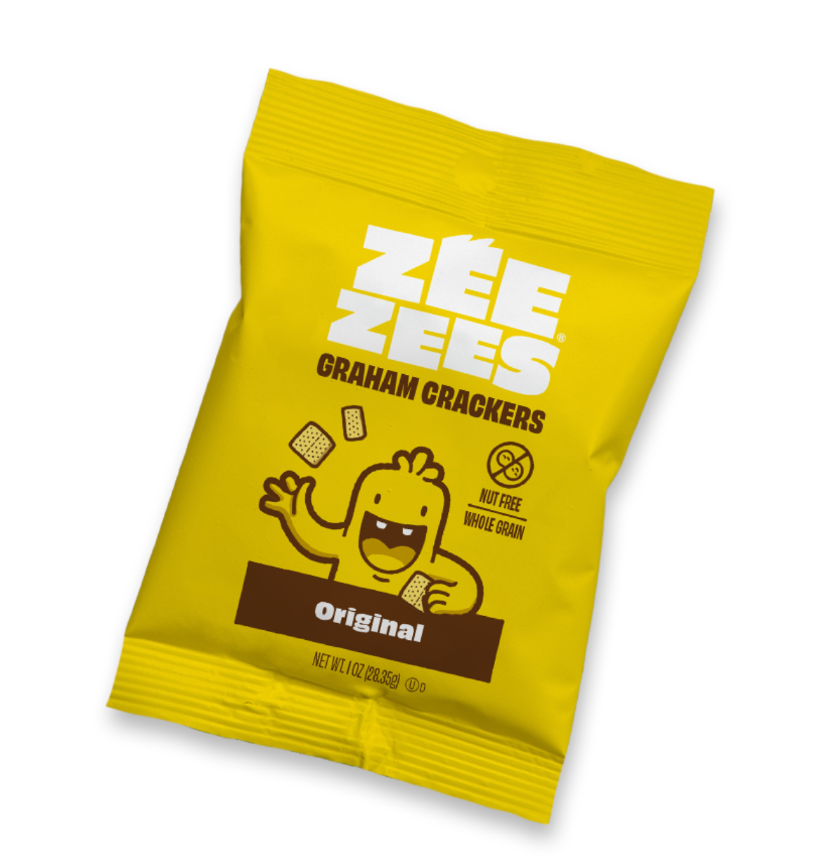 Zee Zees, Graham Crackers, Original, WG, I/W, 1oz Case of 200