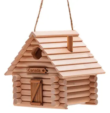 Log Cabin Birdhouse