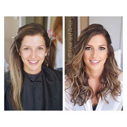Bridal Hair & Makeup for my naturally gorgeous bride this weekend in Pleasanton 💜❤️ #hair #makeup #