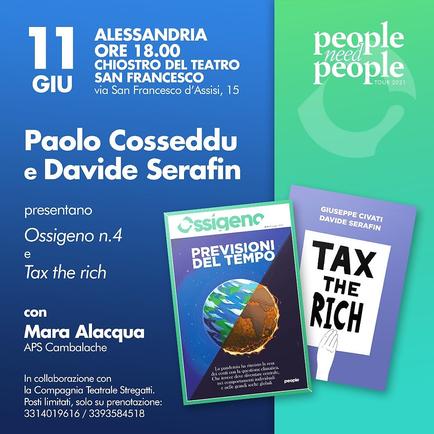 Ossigeno e Tax the rich - Alessandria