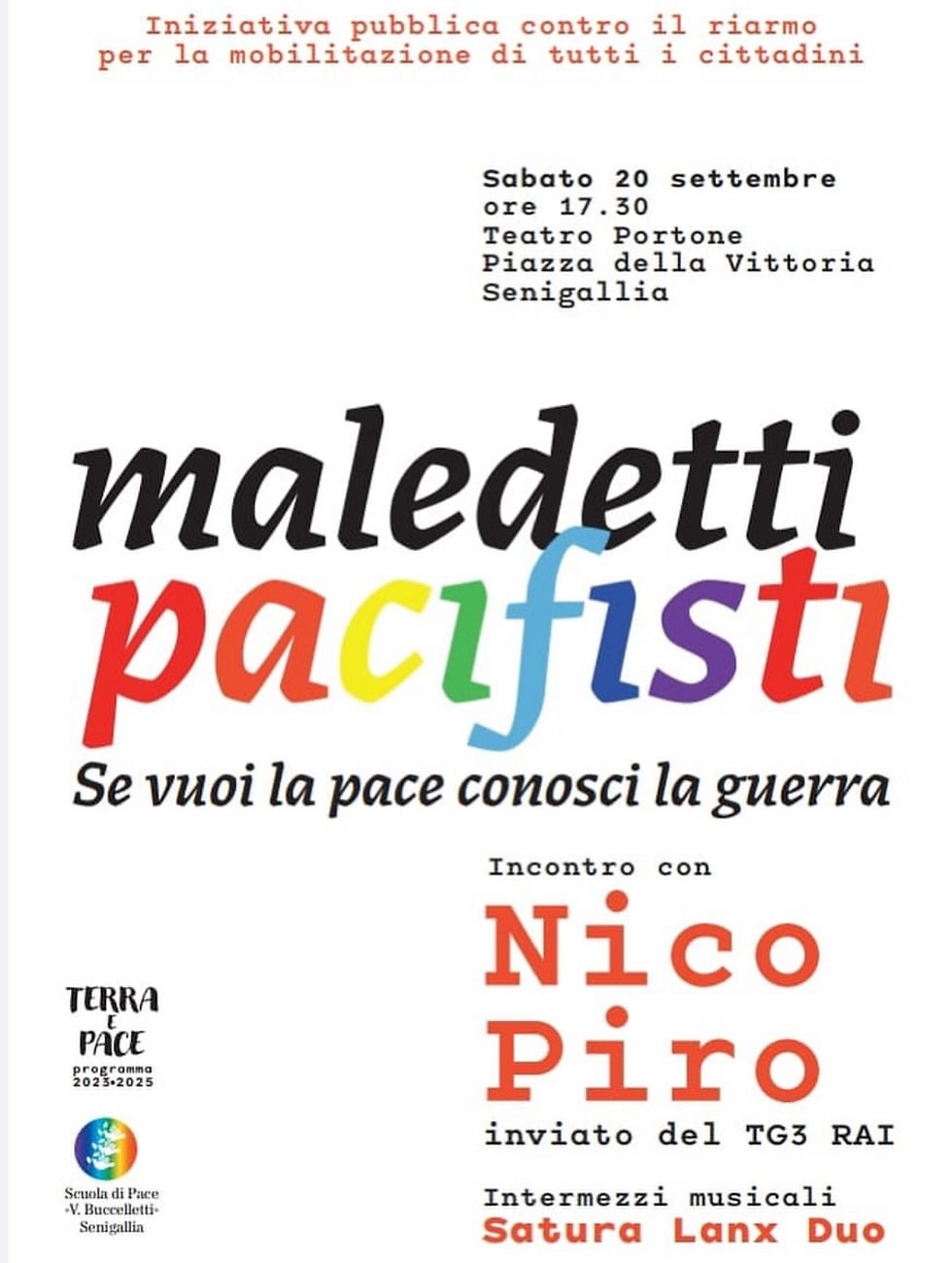 Maledetti pacifisti - Senigallia (AN)