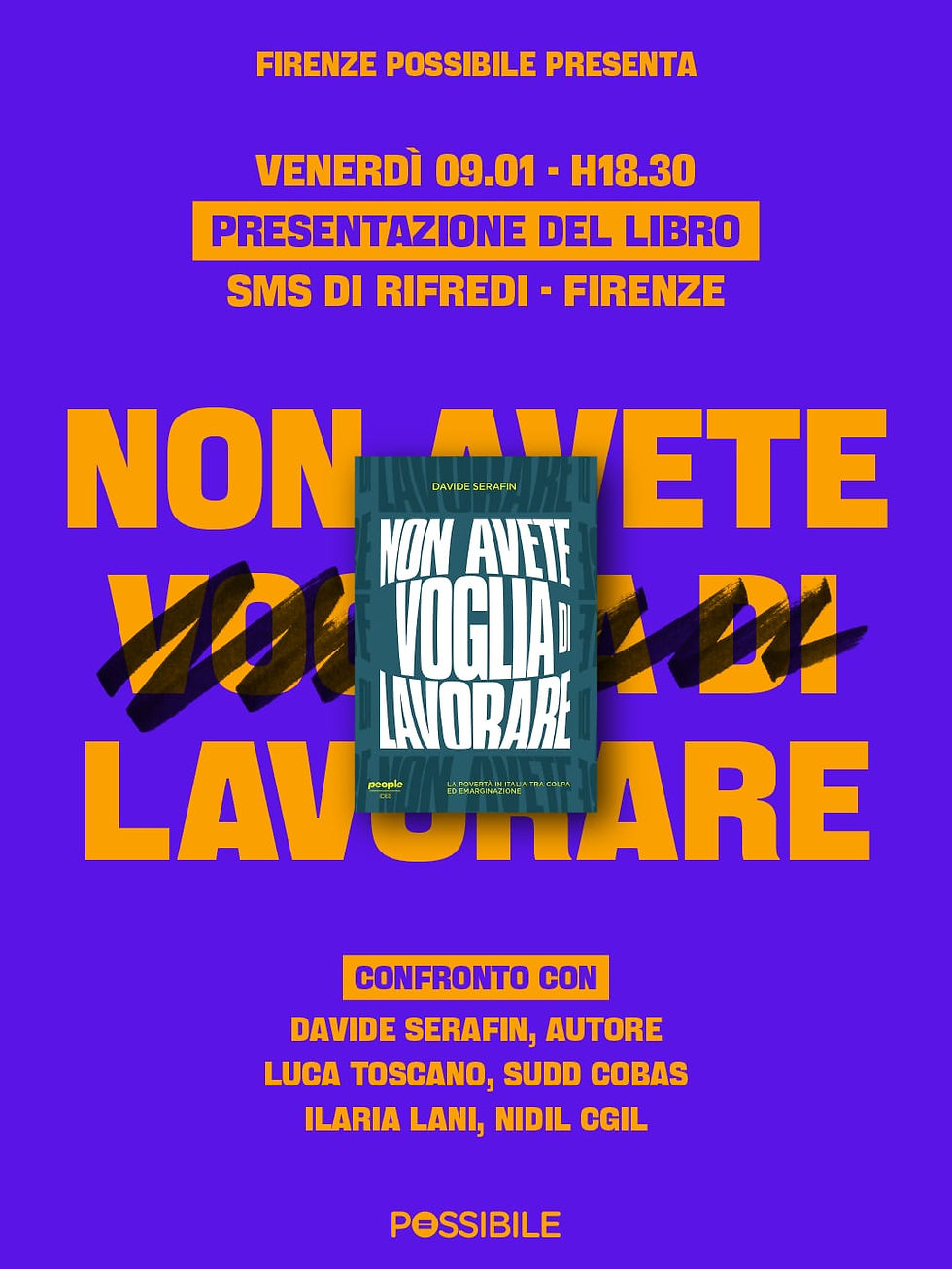 Non avete voglia di lavorare - Firenze