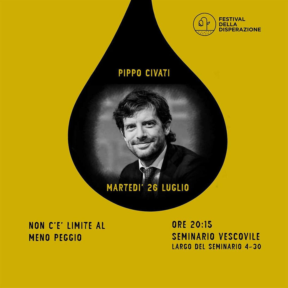 Pippo Civati al Festival della Disperazione