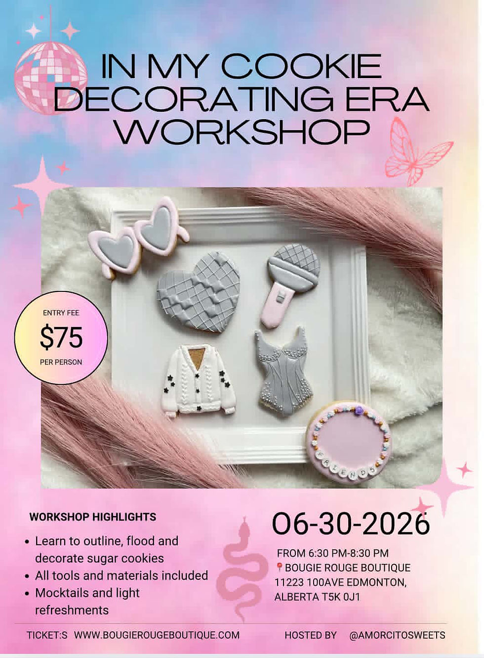 In My Cookie Era - June 30th Cookie Decorating Workshop