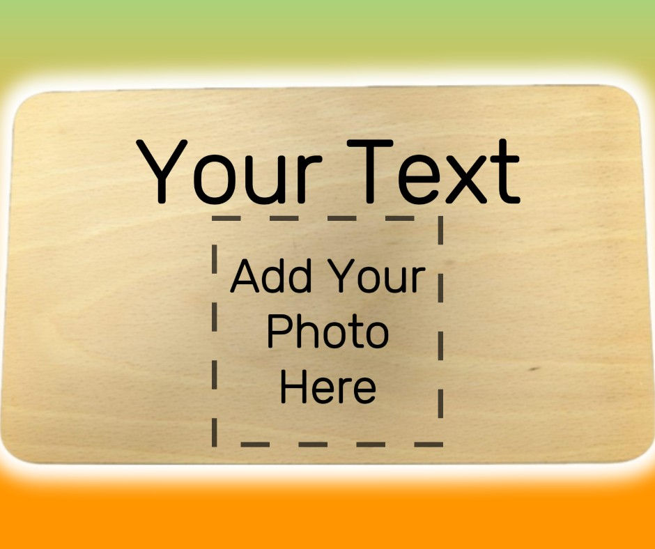 Rectangular beech plaque / chopping board