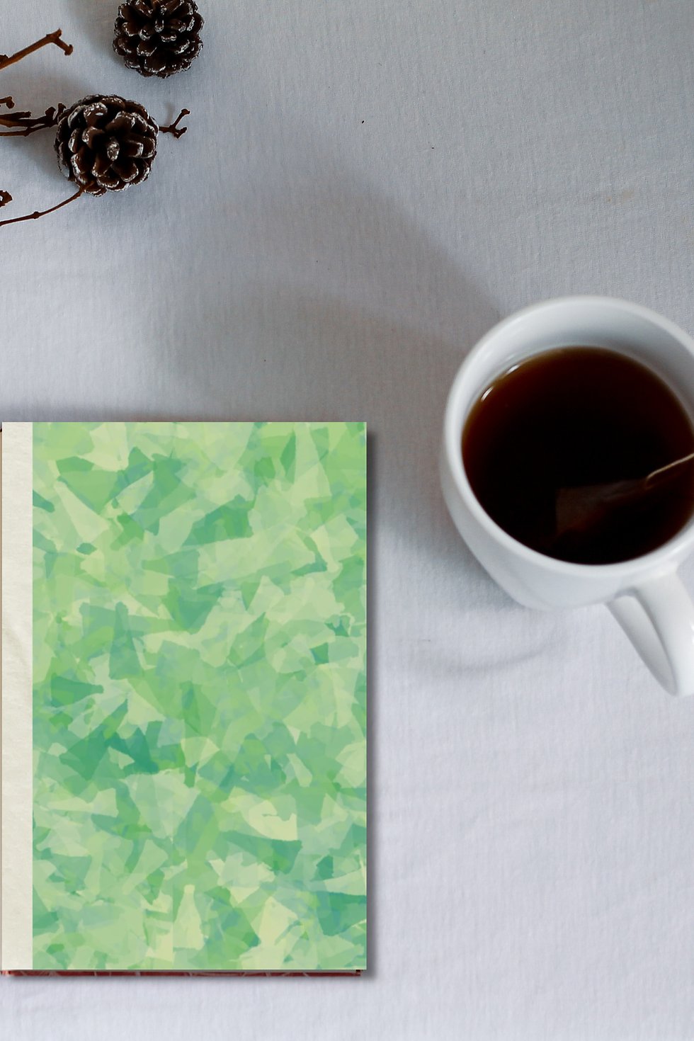 Thumbnail: Green Abstract Journal | Lined Notebook