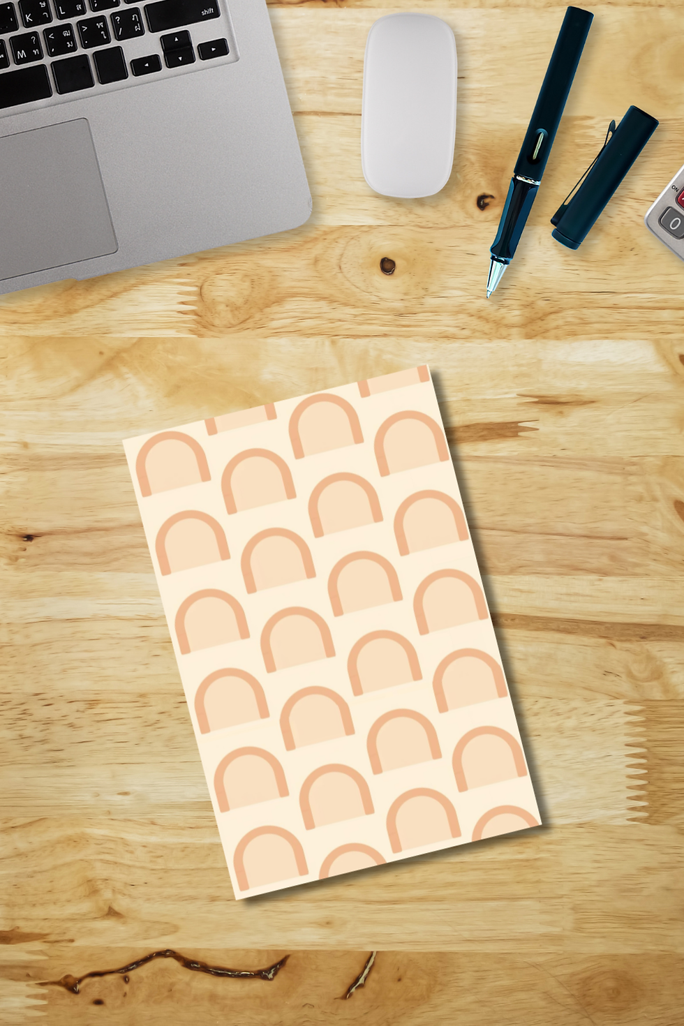 Thumbnail: Neutral Arches Bullet Journal | Dot Grid Notebook
