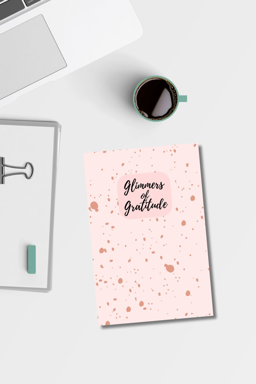 Thumbnail: Pink Splatter Gratitude Journal | Daily Thankfulness Journal