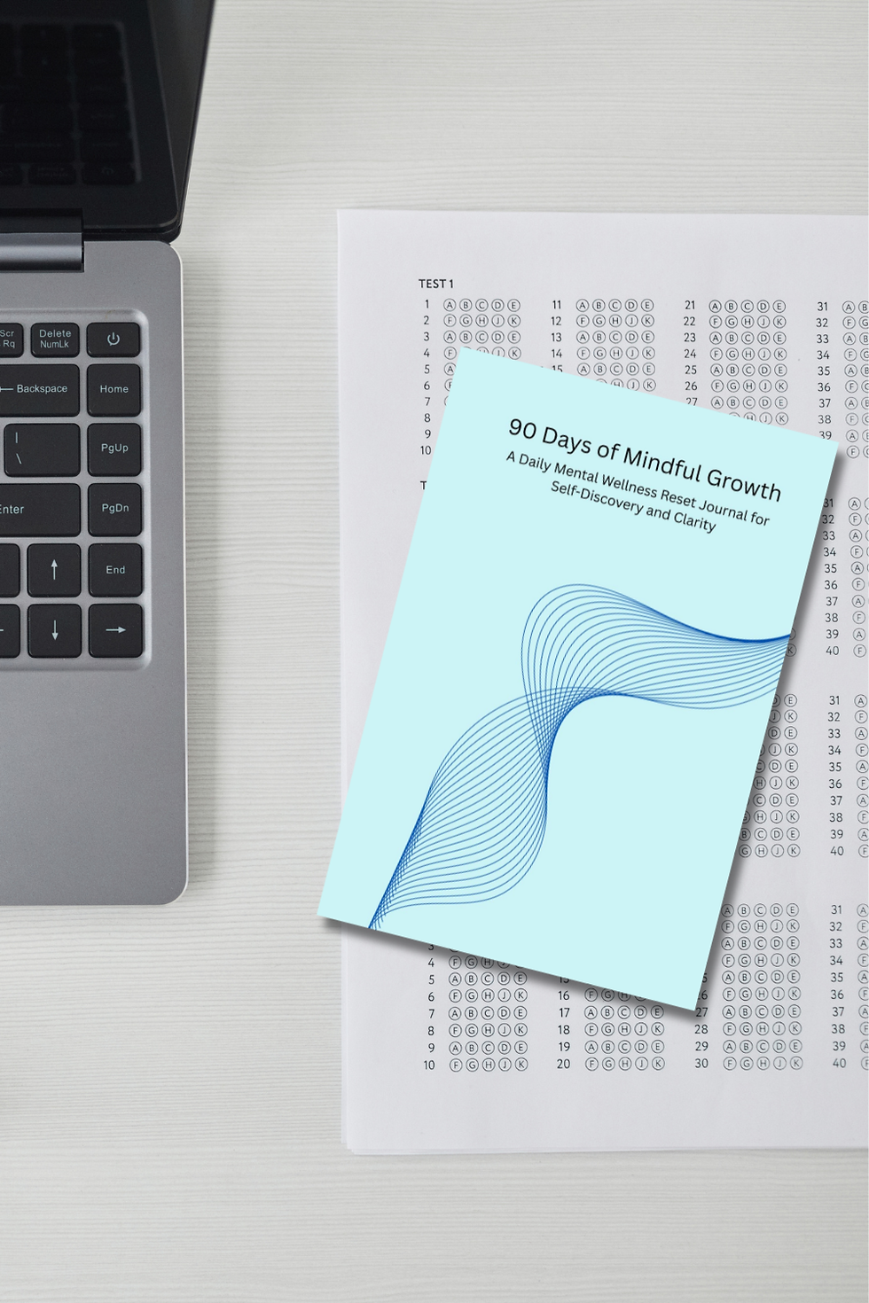Thumbnail: Light Blue Mindfulness Journal | 90 Days of Mindful Growth