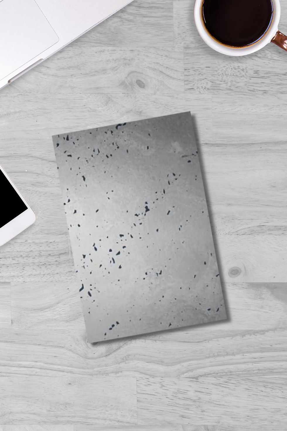 Thumbnail: Grey Splatter Journal | Modern Lined Notebook for Writing & Notes