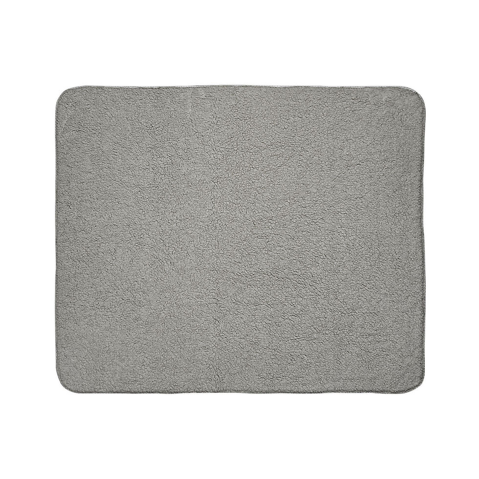 Thumbnail: Ivory Sherpa Fleece Blanket | Cozy Plush Throw Blanket, Soft Bed Throw