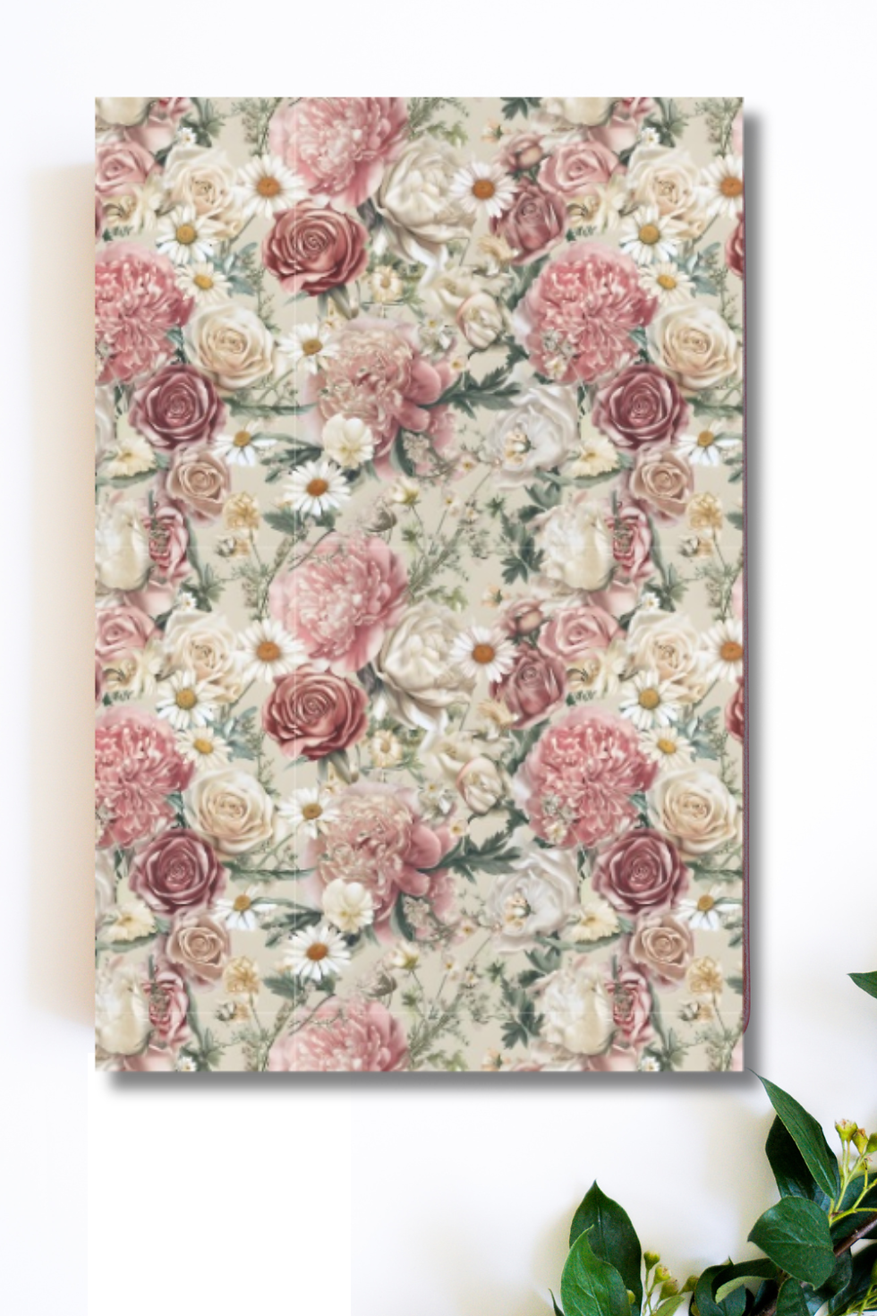 Thumbnail: Dense Floral Bullet Journal | Dot Grid Notebook