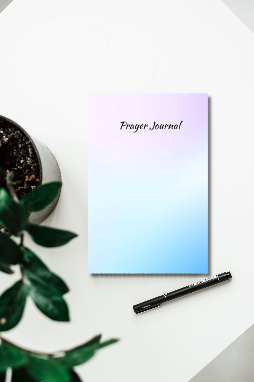 Thumbnail: Purple Blue Prayer Journal | Guided Christian Journal