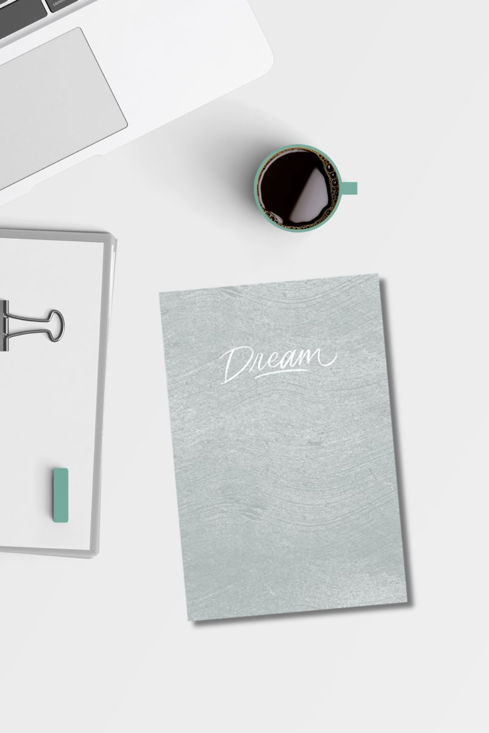 Thumbnail: Grey Waves Dream Journal | Sleep & Dream Diary
